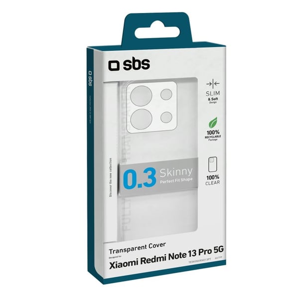 SBS TESKINXIRNO13PT mobiltelefonfodral 16,9 cm (6.67") Mobilskal Transparent