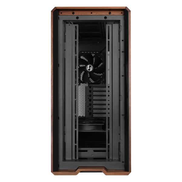 Pikkukuva 13 / 19: Lian Li Lancool LAN217X tietokonekotelo Midi Tower Musta, Puu