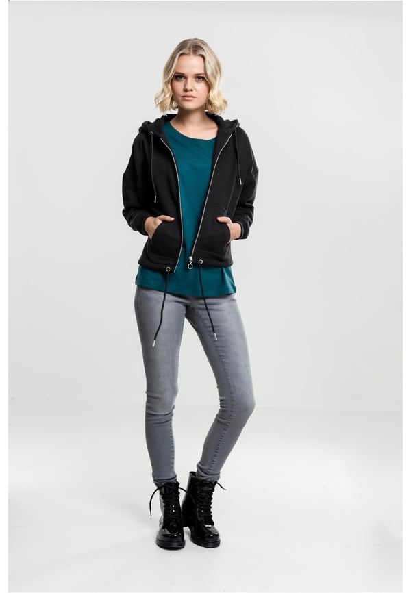 Urban Classics Ladies Extended Shoulder Tee T-shirt Rund hals Kort ærme Bomuld, Jersey