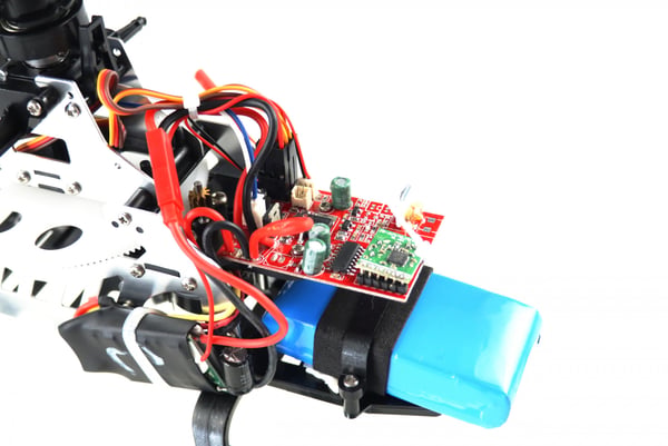 Amewi Buzzard Pro XL radiostyrd modell Helikopter Elmotor