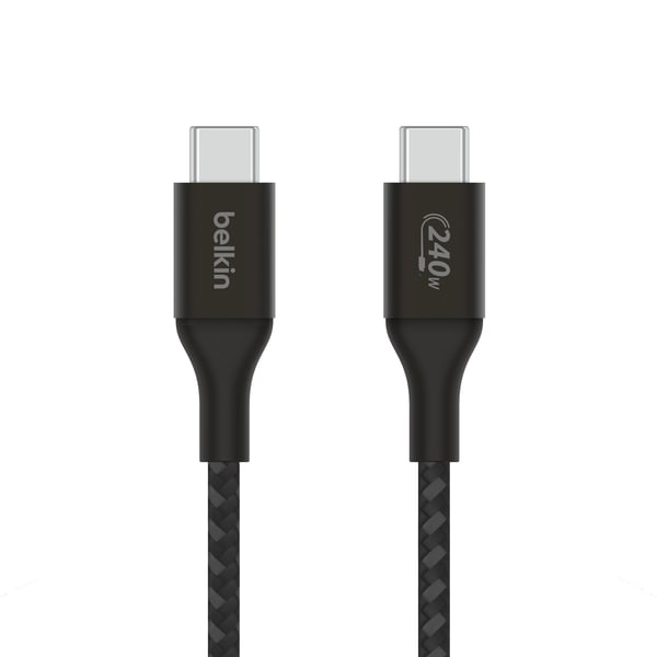 Miniatyrbillede 1 af 5: Belkin CAB015bt1MBK USB-kabel USB 2.0 1 m USB C Sort