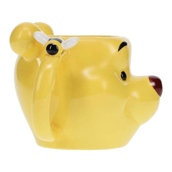 Miniatyrbillede 2 af 5: Paladone Winnie the Pooh Shaped Mug kop Gul Universel 1 stk