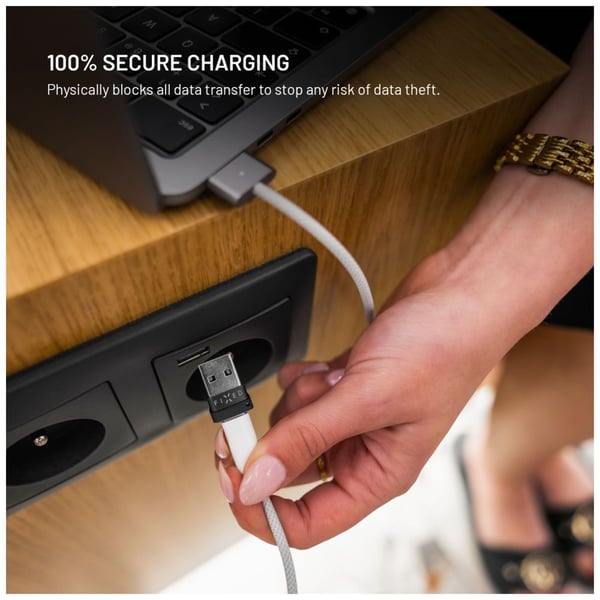 FIXED FIXA-BLC-BK portin lukitsin USB A-tyyppi, USB Type-C Musta 1 kpl