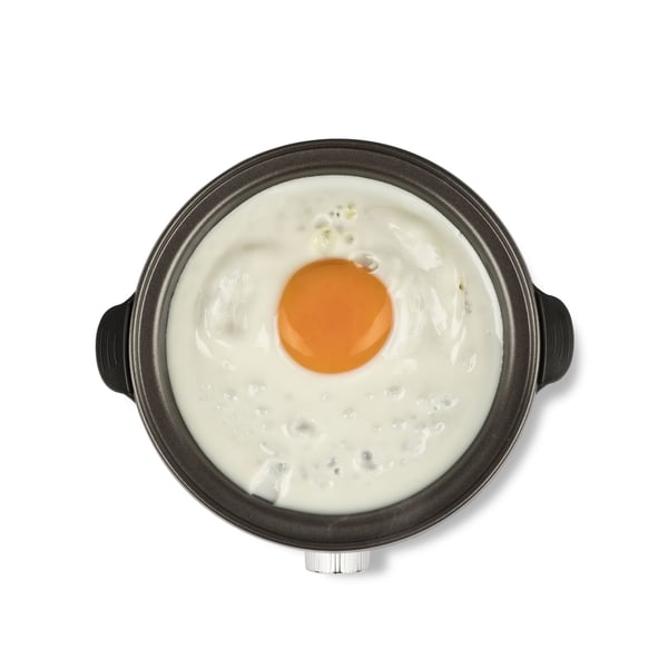 Miniatyrbild 5 av 5: Girmi CU2500 äggkokare 7 ägg 360 W Svart, Rostfritt stål, Transparent