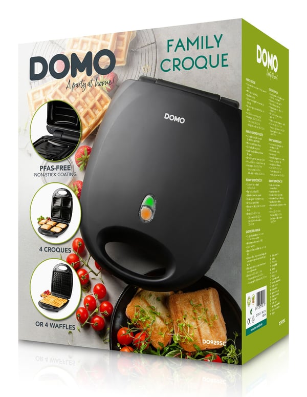 Pikkukuva 26 / 29: Domo DO9295C voileipägrilli 1200 W Musta