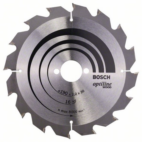 Bosch 2 608 641 184 pyörösahanterä 19 cm 1 kpl