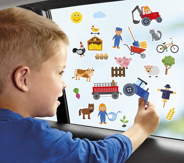 Pikkukuva 4 / 4: Totum Window Stickers Farm lasten tarra