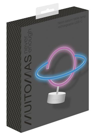 Miniatyrbillede 2 af 2: Muitomas NEONSATURNC bordlampe Neon F Hvid