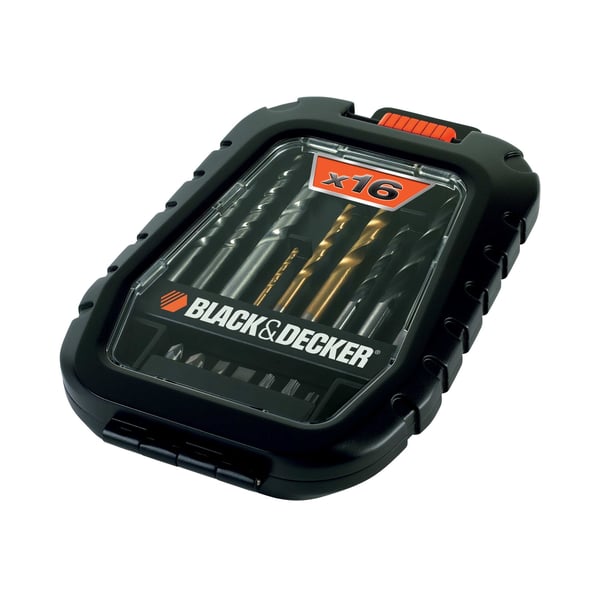 Miniatyrbillede 3 af 3: Black & Decker A7186-XJ borehoved Boresæt 16 stk