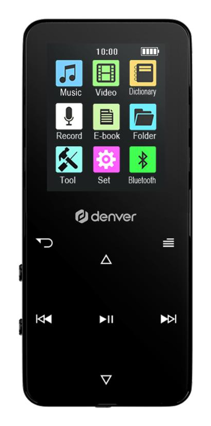 Pikkukuva 1 / 3: Denver MP-1830B MP3-/MP4-soitin 4 GB Musta