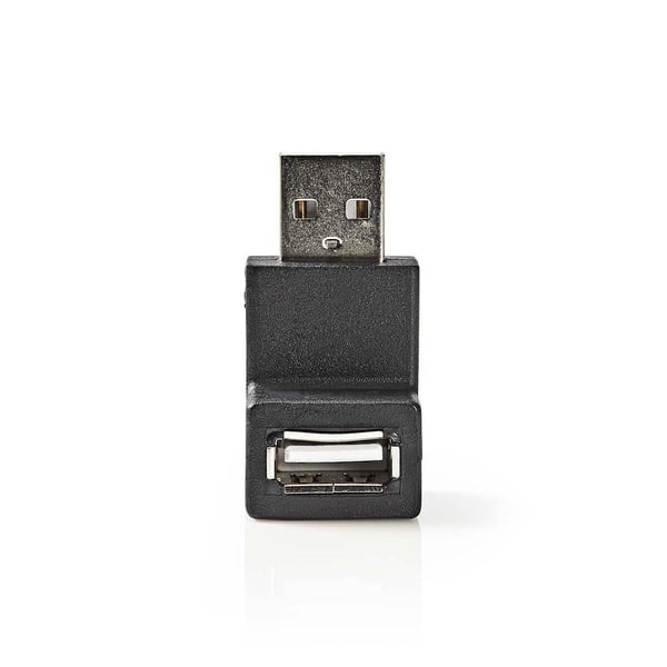 Nedis CCGB60940BK kaapelin sukupuolenvaihtaja USB-A Musta