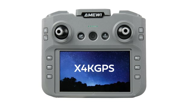 Miniatyrbild 3 av 8: Amewi X4KGPS 4 rotorer Quadcopter 3000 mAh Grå
