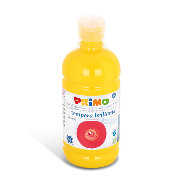 Primo 202BR500201 temperamaali 500 ml Pullo Keltainen