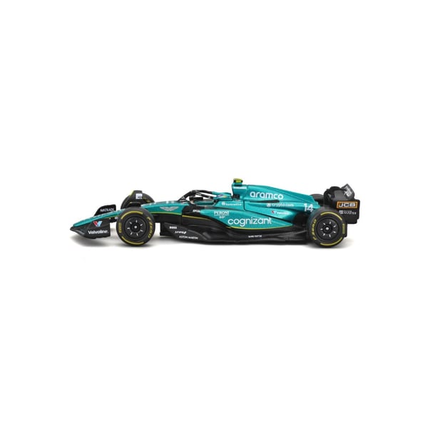 Pikkukuva 3 / 9: BBURAGO Aston Martin F1 1:43 Alonso 23 Urheiluauton pienoismalli Esikoottu
