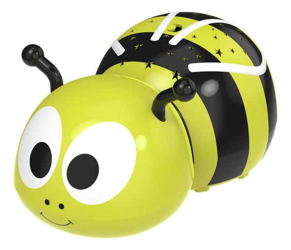 Miniatyrbillede 1 af 5: Ansmann Bee Mia natlys til baby Fritstående Gul, Sort, Hvid LED 0,12 W
