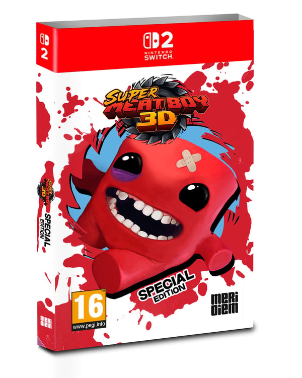 Miniatyrbillede 3 af 7: Meridiem Games Super Meat Boy 3D speciel Nintendo Switch 2