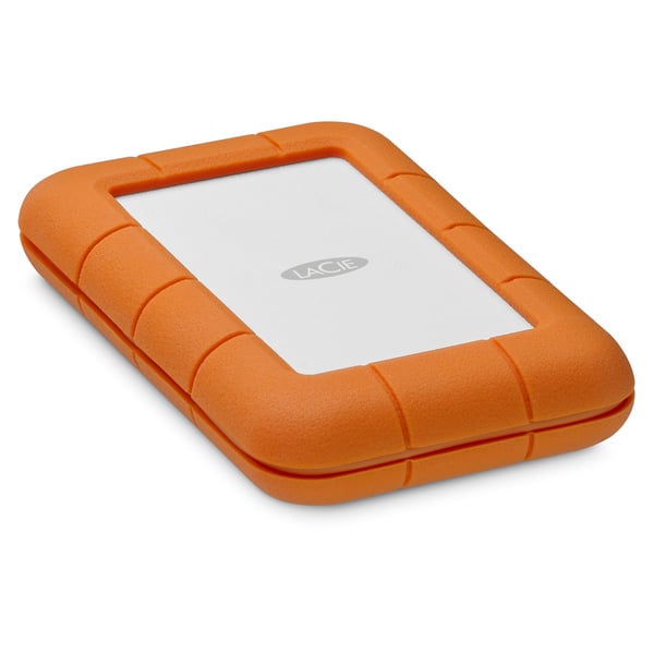 LaCie Rugged USB-C externa hårddiskar 5 TB USB Type-C 3.2 Gen 1 (3.1 Gen 1) Grå, Gul