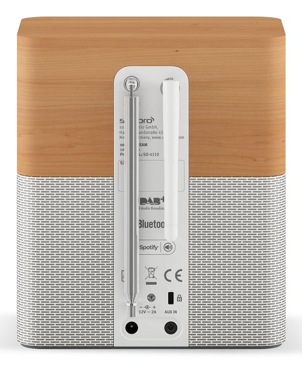 Miniatyrbillede 4 af 4: Sonoro STREAM Internet Ahorn farve, Hvid