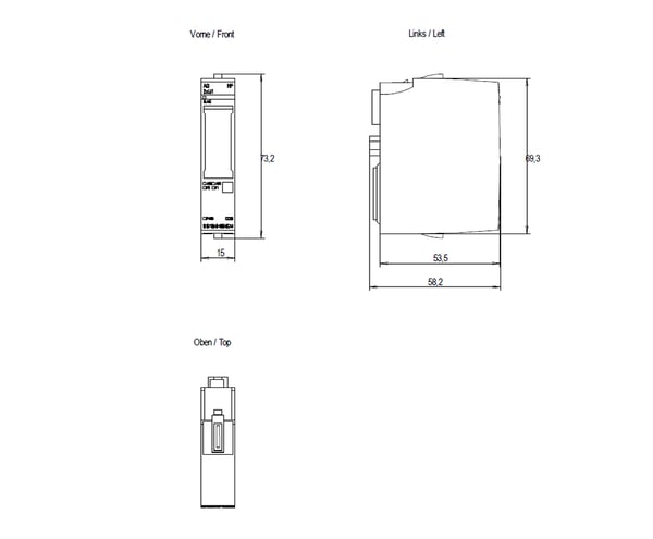 Miniatyrbillede 4 af 4: Siemens 6ES7135-6HB00-0CA1 digital & analog I / O-modul