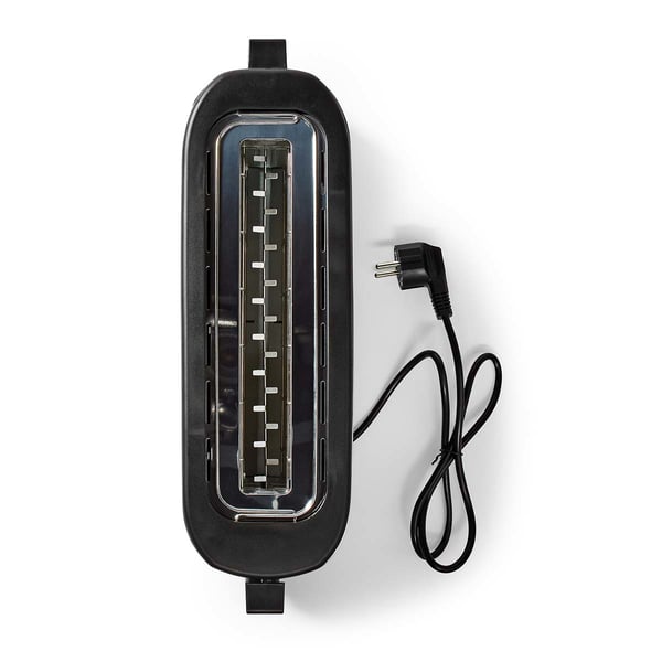 Nedis KABT310EAL brödrostar 6 1 skivor 1000 W Aluminium, Svart