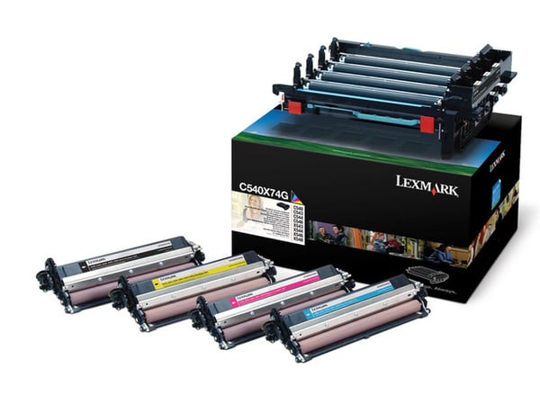 Lexmark C540X74G Tonerkassett Original Svart, Cyan, Magenta, Gul