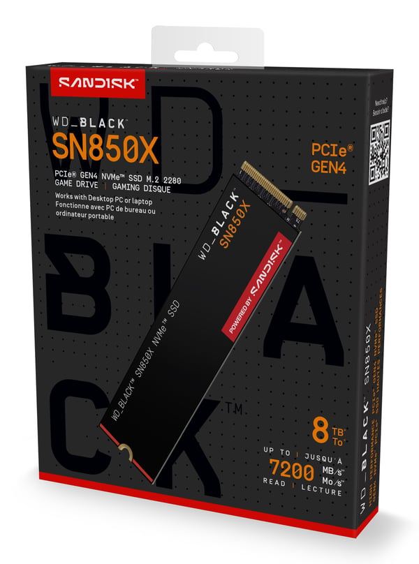 WD WD_BLACK SN850X WDS800T2X0E