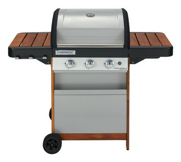 Miniatyrbild 4 av 4: Campingaz 4 Series Woody LX 3 Series Woody LX Grill Matlagningsstation gas Svart, Brun, Rostfritt stål 9600 W