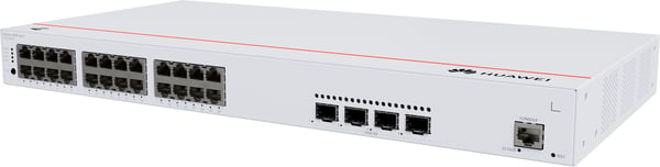 Miniatyrbild 3 av 4: HUAWEI eKit S310 Series S310-24P4X hanterad L2+ Gigabit Ethernet (10/100/1000) Strömförsörjning via Ethernet (PoE) stöd 1U Grå