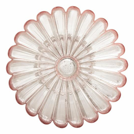 Bloomingville 82068719 spiseskål 0,22 L Rund Glas Gennemsigtig, Rose 1 stk