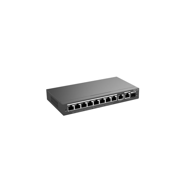 Miniatyrbillede 3 af 6: Ruijie Networks RG-ES210GS-P netværksswitch Administreret L2 Gigabit Ethernet (10/100/1000) Strøm over Ethernet (PoE) Sort