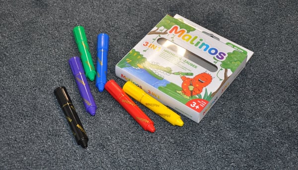Miniatyrbild 9 av 9: Malinos 301036 krita 6 styck