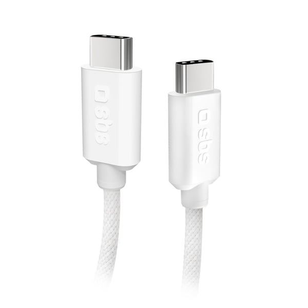 Miniatyrbillede 1 af 3: SBS TECABLETISSUETCCG USB-kabel USB 2.0 1,5 m USB C 0,48 Gbit/sek. Hvid