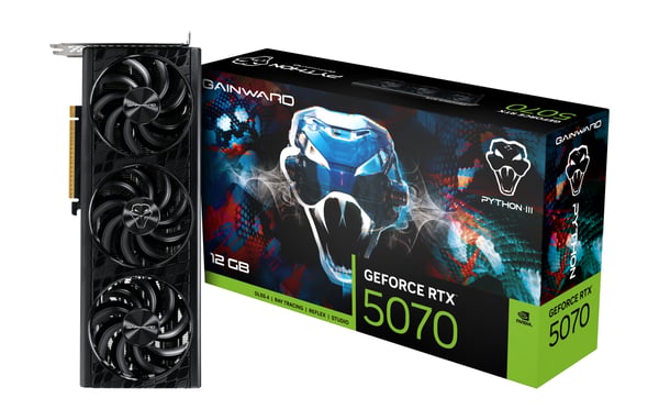 Miniatyrbild 2 av 9: Gainward GeForce RTX 5070 Python III - Grafikkort