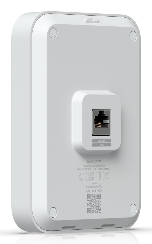 Ubiquiti U7 In-Wall 4300 Mbit/s Hvid Strøm over Ethernet (PoE)