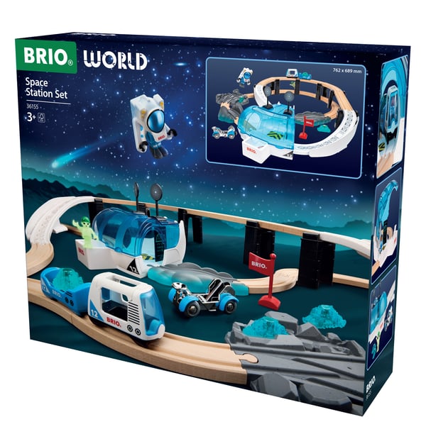 BRIO Togbane-sæt Rumstation