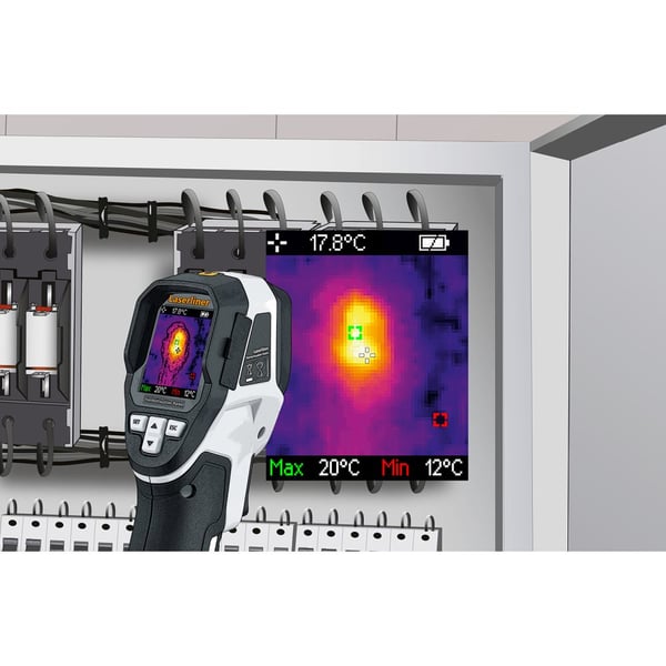 Laserliner ThermoVisualizer Pocket Thermoarray Sensor Svart, Vit Inbyggd display TFT 128 x 160 pixlar