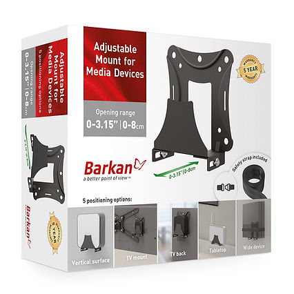 Miniatyrbillede 3 af 3: Barkan Mounting Systems BM80 tilbehør til tv-montering