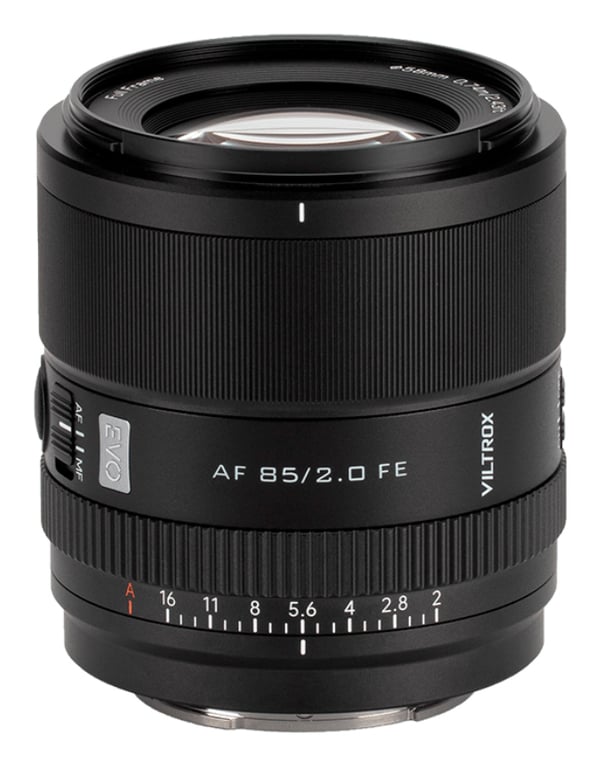 VILTROX AF 85mm F2.0 EVO Full-frame-objektiivi Musta