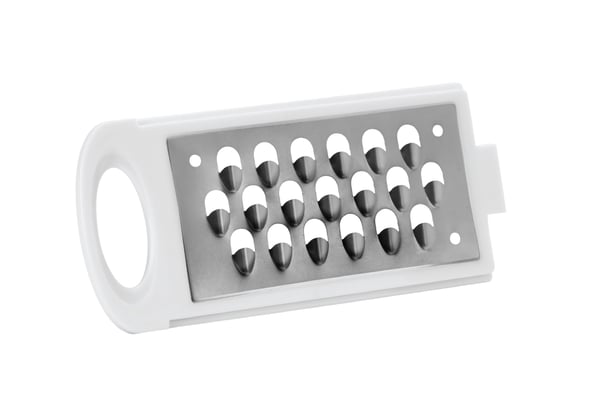 Miniatyrbillede 6 af 10: Metaltex Profi Mandolino Fladt rivejern Sort, Hvid