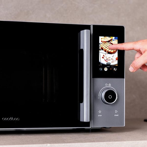 Miniatyrbillede 3 af 11: Cecotec Convection 2800 Touch Sort, Grå Grill mikroovn Bordplade 28 L 900 W