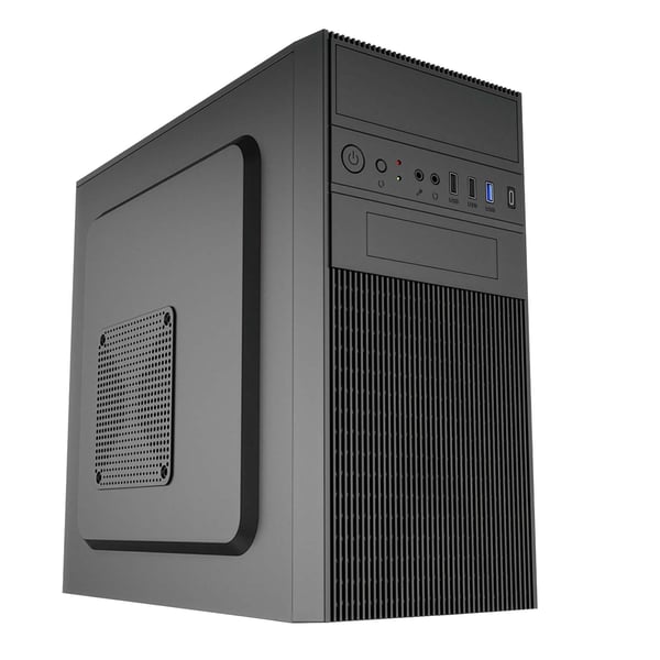 Miniatyrbillede 2 af 10: Akyga Obudowa Micro ATX AK19BK USB-C + USB 3.0 + 2x USB 2.0 czarna bez PSu Micro Tower Sort