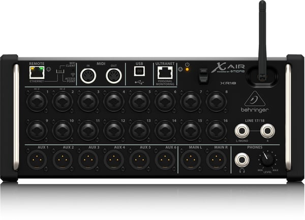 Behringer XR18 miksauslaite 18 kanavaa Musta