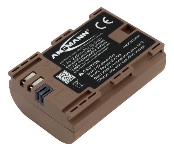 Ansmann 1400-0083 batteri till kamera/videokamera Litium-Ion (Li-Ion) 2250 mAh