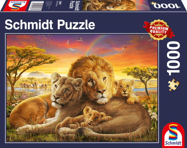Schmidt Spiele 58987 puslespil 1000 stk Dyr