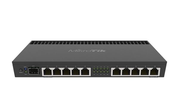 Mikrotik RB4011IGS+RM kabelforbundet router Gigabit Ethernet Sort