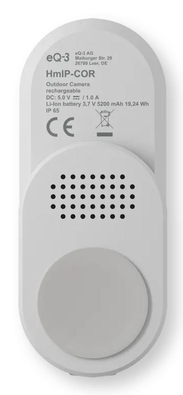 Homematic IP 162949A0 overvågningskamera Tårn IP-sikkerhedskamera Udendørs 2304 x 1296 pixel Loft/væg