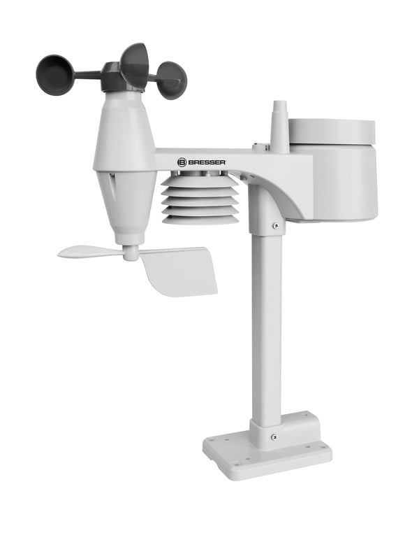 Miniatyrbillede 3 af 7: Bresser Optics 7002510 digital vejrstation Sort Batteri
