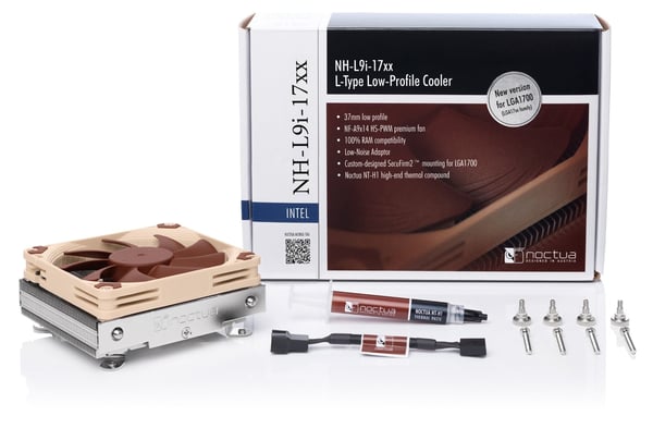 Miniatyrbillede 5 af 5: Noctua Kühler NH-L9i 17xx Processor Køler 9,2 cm Beige, Brun 1 stk