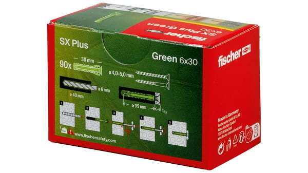 Pikkukuva 6 / 8: Fischer 567807 ruuviankkuri ja seinätulppa 90 kpl Muuriankkuri 30 mm