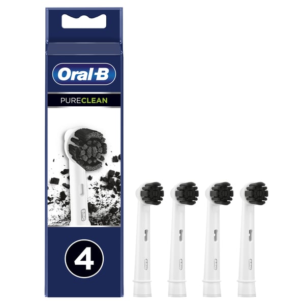 Miniatyrbillede 2 af 4: Oral-B Precision Clean 80349854 børstehoved til elektrisk tandbørste 1 stk Blå, Rød